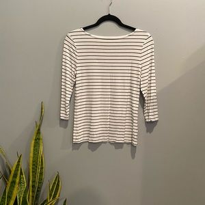 Black and white stripped shirt